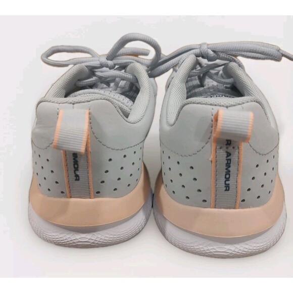Under Armour Shoes Women’s 10 Charged Assert 8 Style 3021972-105 Gray Peach EUC - Picture 4 of 8